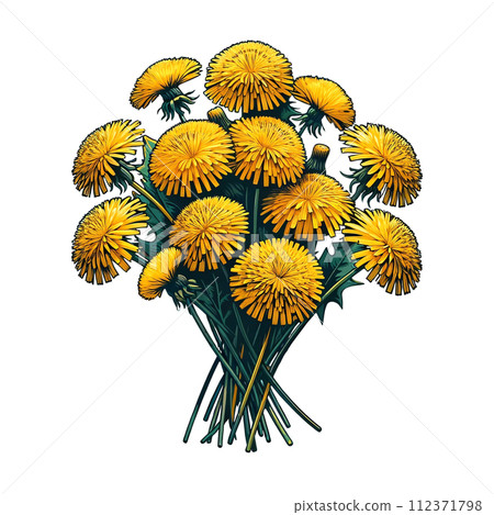 Dandelion bouquets 112371798