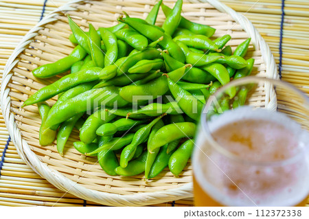 edamame and beer edamame and beer 112372338