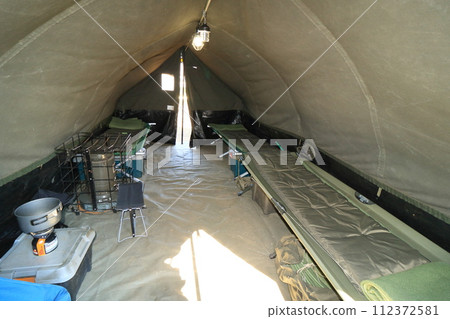 自衛隊帳篷、住宿設施、演習時的帳篷 112372581