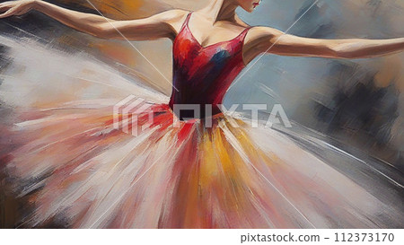 ballerina oil painting ballerina oil painting 112373170