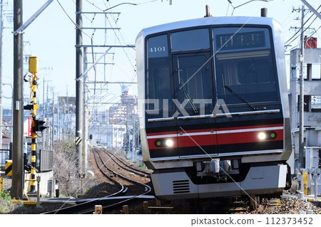 名鐵瀨戶線通勤不銹鋼列車 名鐵瀨戶線通勤不銹鋼列車 112373452