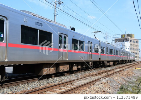 名鐵瀨戶線通勤不銹鋼列車 名鐵瀨戶線通勤不銹鋼列車 112373489