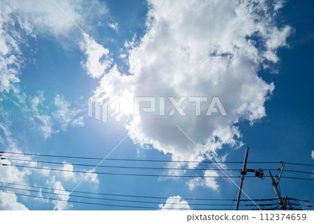 sky, blue sky, cloud 112374659