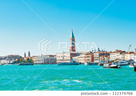 Venice cityscape with St Mark's Campanile 112374766