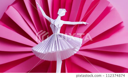 ballerina origami 112374874