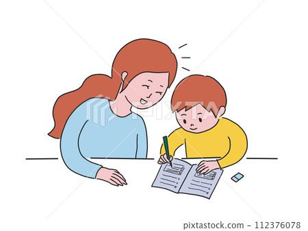Fun studying parent and child 112376078