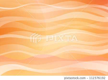 Streamline curve wave image background orange yellow 112376192