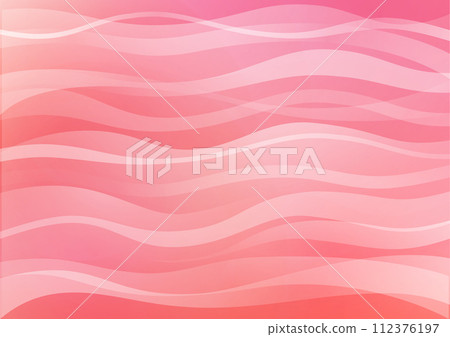 Streamline curve wave image background pink peach Streamline curve wave image background pink peach 112376197