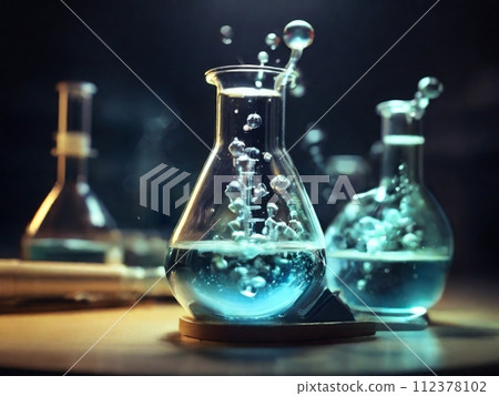 flask during experiment flask during experiment 112378102