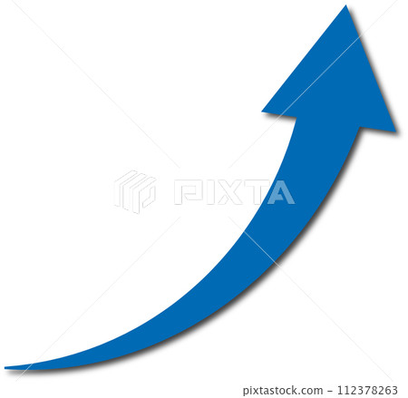3D arrow upward 3D arrow upward 112378263