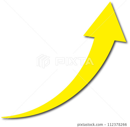 3D arrow upward 3D arrow upward 112378266