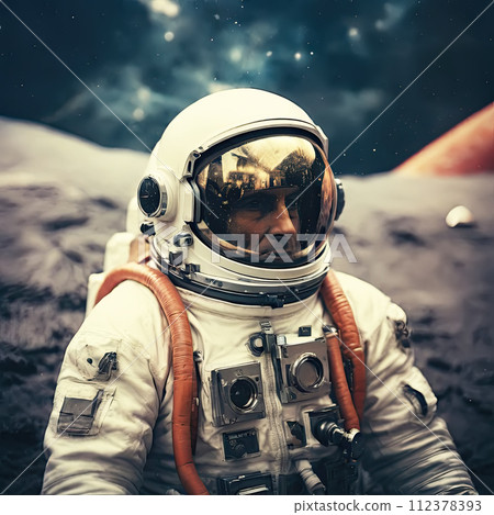 Astronauts in space. Astronauts in space. 112378393