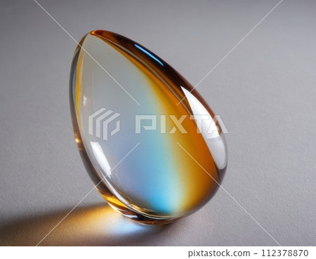 Image of a drop of liquid glass Image of a drop of liquid glass 112378870