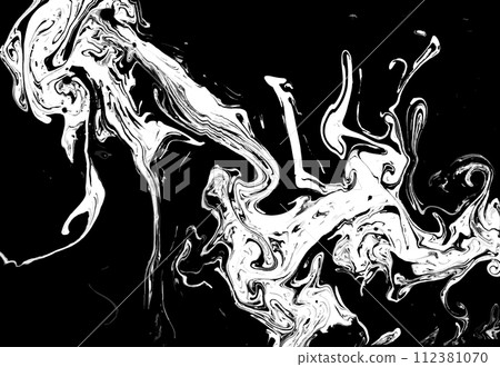 Ink Marble Black and White Grunge Vector Texture. Liquid Abstract Surface for Mockup Design and Background. Artistic Ebru Painting Art Template. Ink Marble Black and White Grunge Vector Texture. Liquid Abstract Surface for Mockup Design and Background. Artistic Ebru Painting Art Template. 112381070