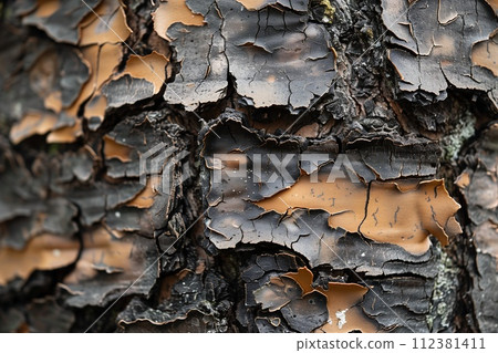 tree bark close-up 112381411