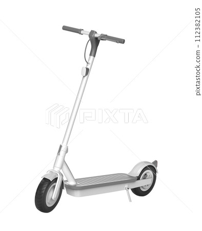 White electric scooter 112382105