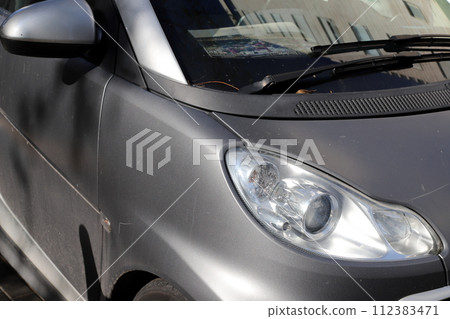 Parts of a car body close-up. 112383471