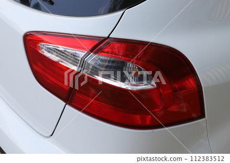 Parts of a car body close-up. 112383512