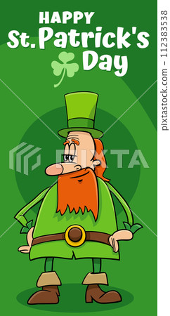 Saint Patrick Day design with Leprechaun 112383538
