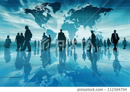 Global network and people concept for global communication and social media 112384794