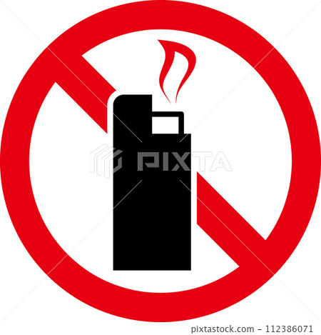 關於攜帶危險物品的「禁止」、「注意」和「警告」圖標 112386071