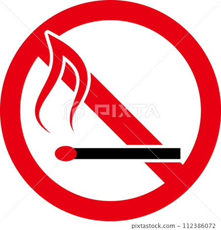 "Prohibition", "Caution", and "Warning" icons regarding bringing in dangerous goods "Prohibition", "Caution", and "Warning" icons regarding bringing in dangerous goods 112386072