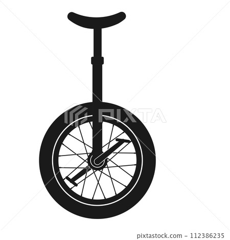 circus bike icon vector 112386235