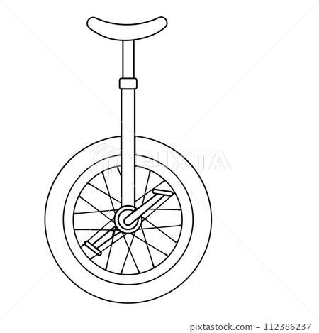 circus bike icon vector circus bike icon vector 112386237