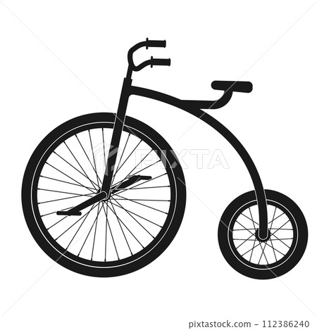 circus bike icon vector circus bike icon vector 112386240