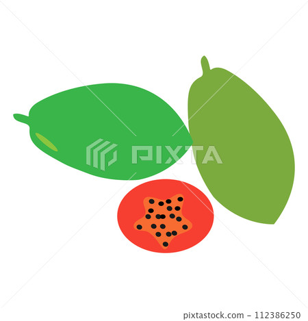 papaya logo vektor 112386250