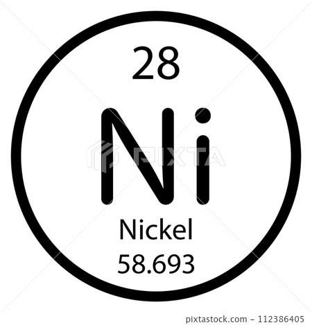 nickel icon vector nickel icon vector 112386405