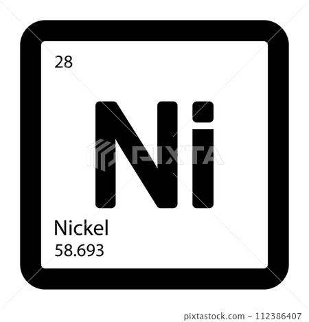 nickel icon vector nickel icon vector 112386407