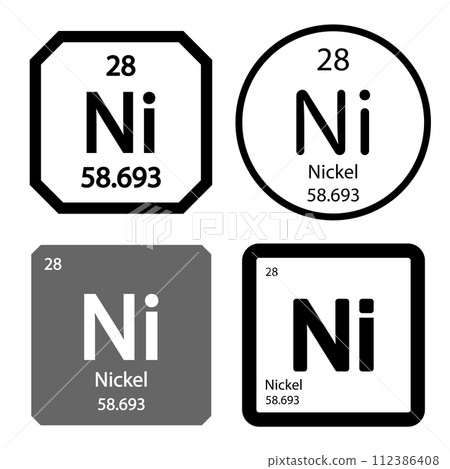 nickel icon vector nickel icon vector 112386408