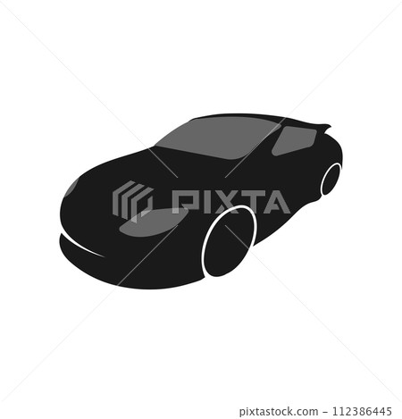racing car icon vector 112386445