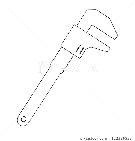 wrench icon vector wrench icon vector 112386535