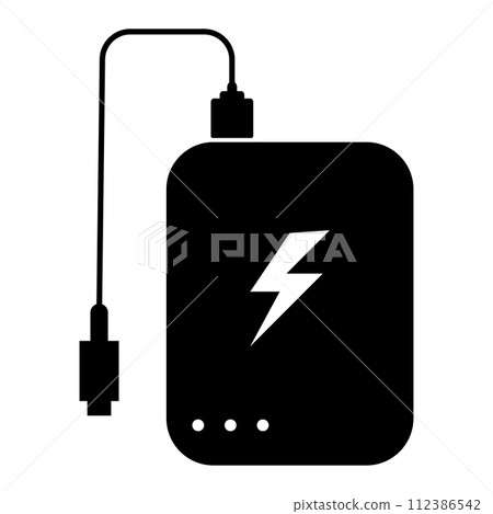 powerbank icon vector powerbank icon vector 112386542