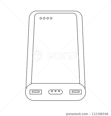 powerbank icon vector powerbank icon vector 112386546