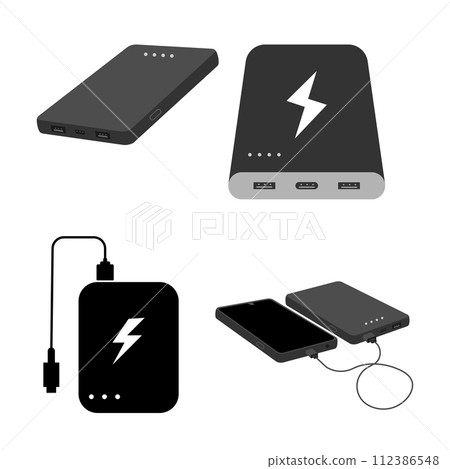 powerbank icon vector powerbank icon vector 112386548