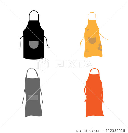 Apron vector icon 112386626