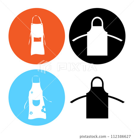 Apron vector icon 112386627