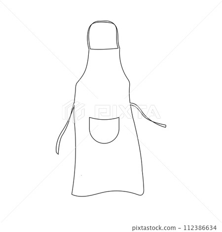 Apron vector icon 112386634