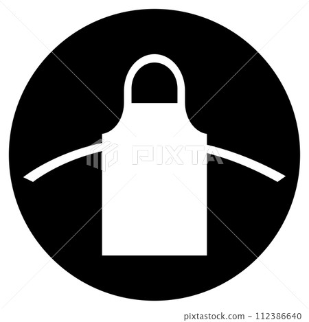Apron vector icon 112386640