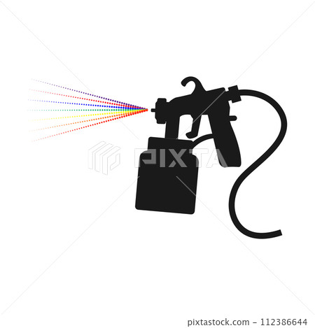 spray paint icon vector 112386644