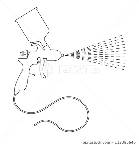 spray paint icon vector spray paint icon vector 112386646