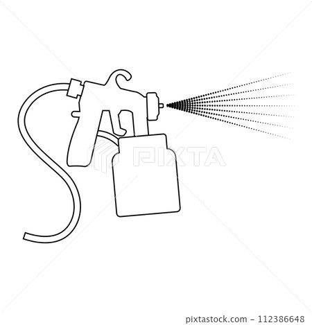spray paint icon vector spray paint icon vector 112386648