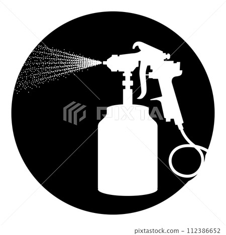 spray paint icon vector 112386652