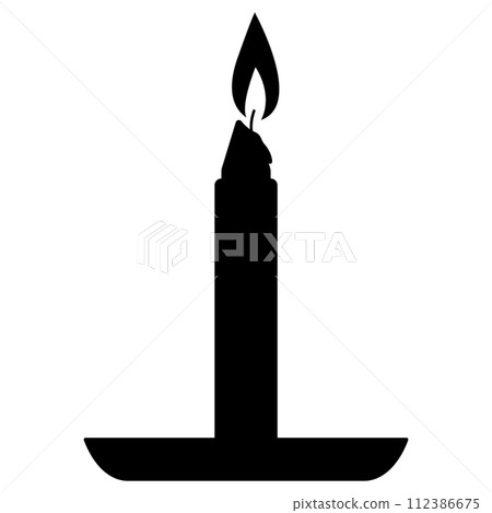candle icon vector candle icon vector 112386675