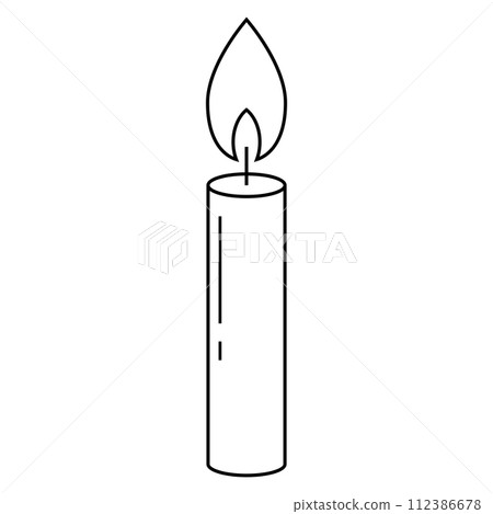 candle icon vector candle icon vector 112386678