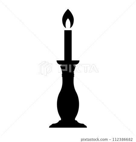 candle icon vector 112386682