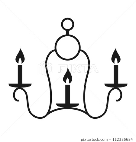 candle icon vector candle icon vector 112386684